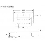 Pickup Kit Humbucking 52 mm.